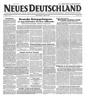 Neues Deutschland Online-Archiv vom 21.12.1948