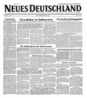 Neues Deutschland Online-Archiv vom 24.12.1948