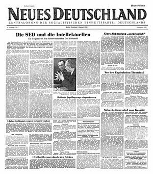 Neues Deutschland Online-Archiv vom 09.01.1949