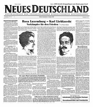 Neues Deutschland Online-Archiv vom 15.01.1949