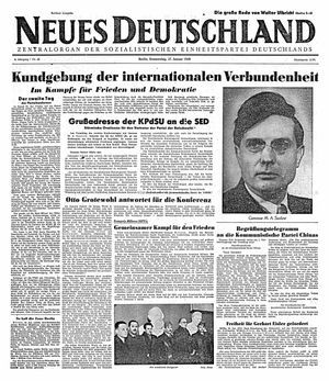 Neues Deutschland Online-Archiv on Jan 27, 1949