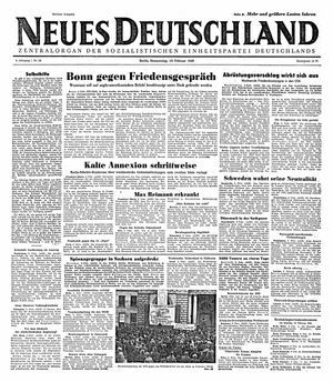 Neues Deutschland Online-Archiv on Feb 10, 1949