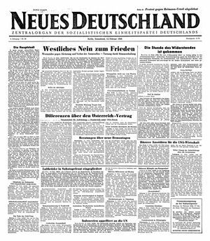 Neues Deutschland Online-Archiv vom 12.02.1949