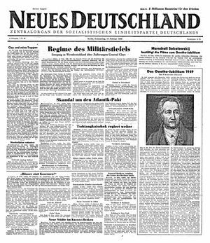 Neues Deutschland Online-Archiv vom 17.02.1949