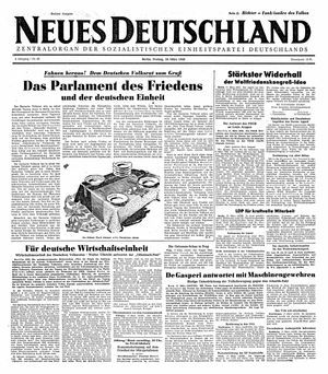 Neues Deutschland Online-Archiv vom 18.03.1949