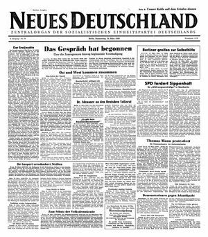 Neues Deutschland Online-Archiv vom 24.03.1949