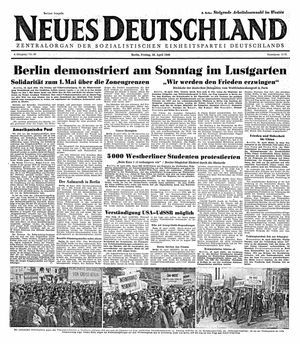 Neues Deutschland Online-Archiv vom 29.04.1949