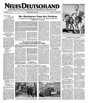 Neues Deutschland Online-Archiv vom 03.05.1949