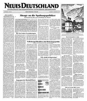 Neues Deutschland Online-Archiv vom 05.05.1949