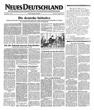 Neues Deutschland Online-Archiv vom 08.05.1949
