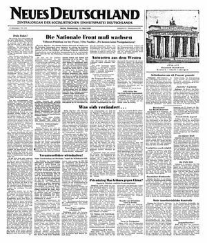 Neues Deutschland Online-Archiv vom 12.05.1949