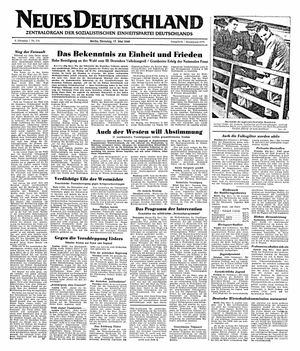 Neues Deutschland Online-Archiv vom 17.05.1949