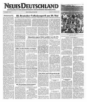 Neues Deutschland Online-Archiv vom 20.05.1949