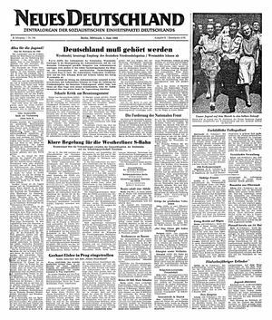 Neues Deutschland Online-Archiv vom 01.06.1949