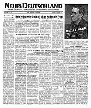 Neues Deutschland Online-Archiv vom 09.06.1949