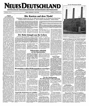 Neues Deutschland Online-Archiv vom 11.06.1949