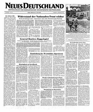 Neues Deutschland Online-Archiv vom 15.06.1949