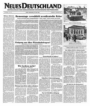 Neues Deutschland Online-Archiv vom 16.06.1949