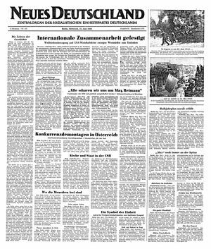 Neues Deutschland Online-Archiv vom 22.06.1949