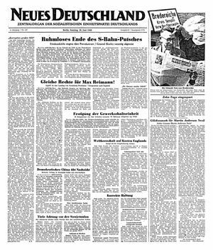 Neues Deutschland Online-Archiv vom 26.06.1949