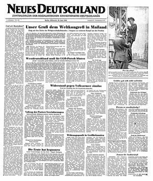 Neues Deutschland Online-Archiv vom 29.06.1949