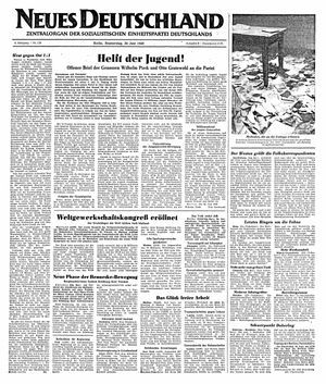 Neues Deutschland Online-Archiv vom 30.06.1949