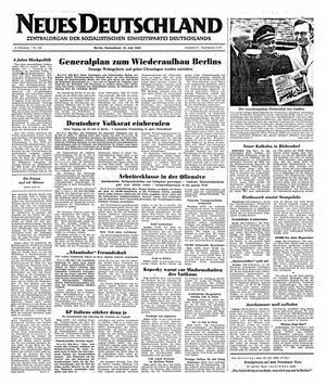 Neues Deutschland Online-Archiv vom 16.07.1949