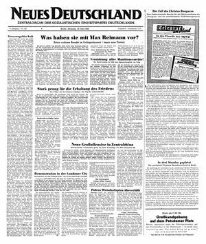 Neues Deutschland Online-Archiv vom 19.07.1949