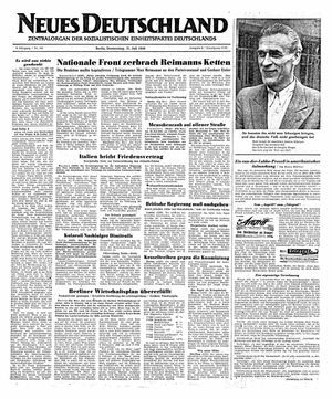 Neues Deutschland Online-Archiv vom 21.07.1949