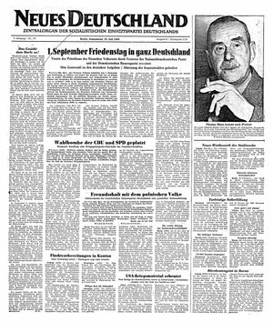 Neues Deutschland Online-Archiv vom 23.07.1949