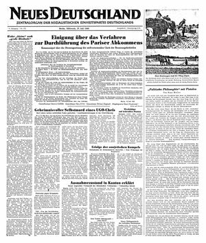 Neues Deutschland Online-Archiv vom 27.07.1949