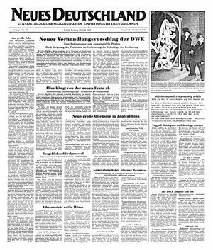 Neues Deutschland Online-Archiv vom 29.07.1949