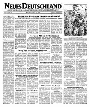 Neues Deutschland Online-Archiv vom 30.07.1949