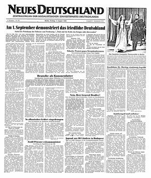 Neues Deutschland Online-Archiv vom 05.08.1949
