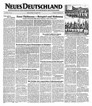 Neues Deutschland Online-Archiv vom 19.08.1949