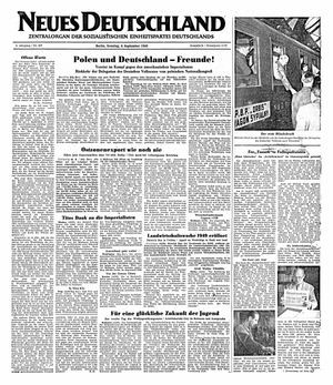 Neues Deutschland Online-Archiv on Sep 4, 1949