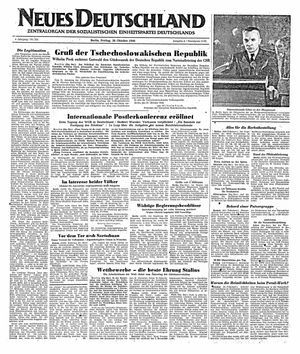 Neues Deutschland Online-Archiv on Oct 28, 1949
