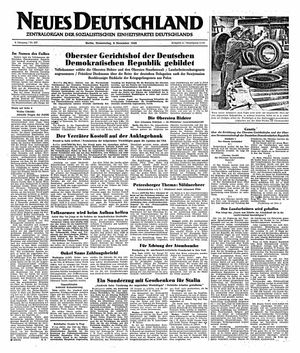 Neues Deutschland Online-Archiv vom 08.12.1949