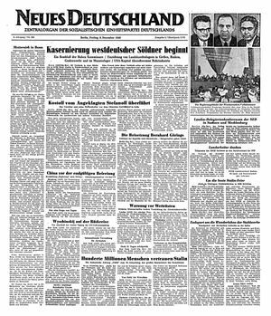 Neues Deutschland Online-Archiv vom 09.12.1949
