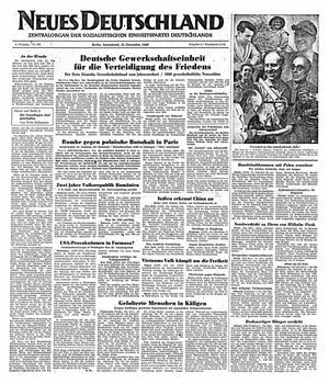 Neues Deutschland Online-Archiv vom 31.12.1949