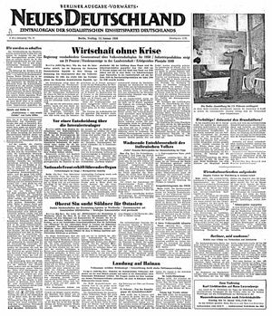 Neues Deutschland Online-Archiv vom 13.01.1950