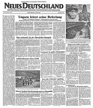 Neues Deutschland Online-Archiv vom 04.04.1950