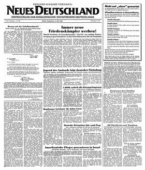 Neues Deutschland Online-Archiv on May 6, 1950
