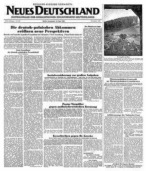 Neues Deutschland Online-Archiv on Jun 10, 1950