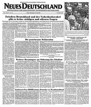 Neues Deutschland Online-Archiv vom 24.06.1950