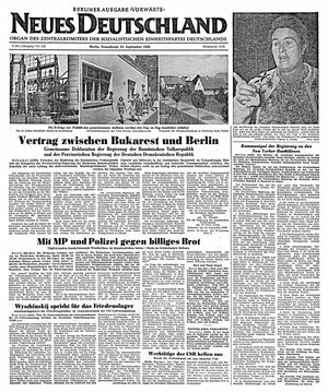 Neues Deutschland Online-Archiv on Sep 23, 1950