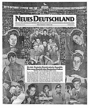 Neues Deutschland Online-Archiv vom 07.10.1950
