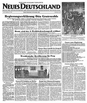 Neues Deutschland Online-Archiv vom 16.11.1950