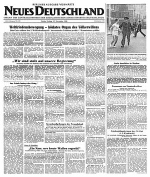 Neues Deutschland Online-Archiv on Nov 17, 1950