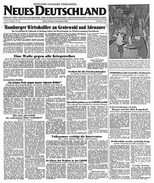 Neues Deutschland Online-Archiv on Dec 15, 1950